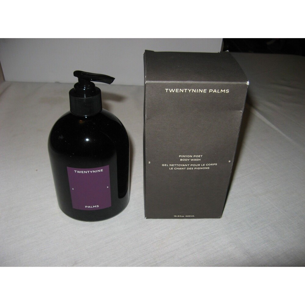 TwentyNine Palms Pinyon Poet Body Wash Vegan Certified Cruelty Free 16.9 fl oz
